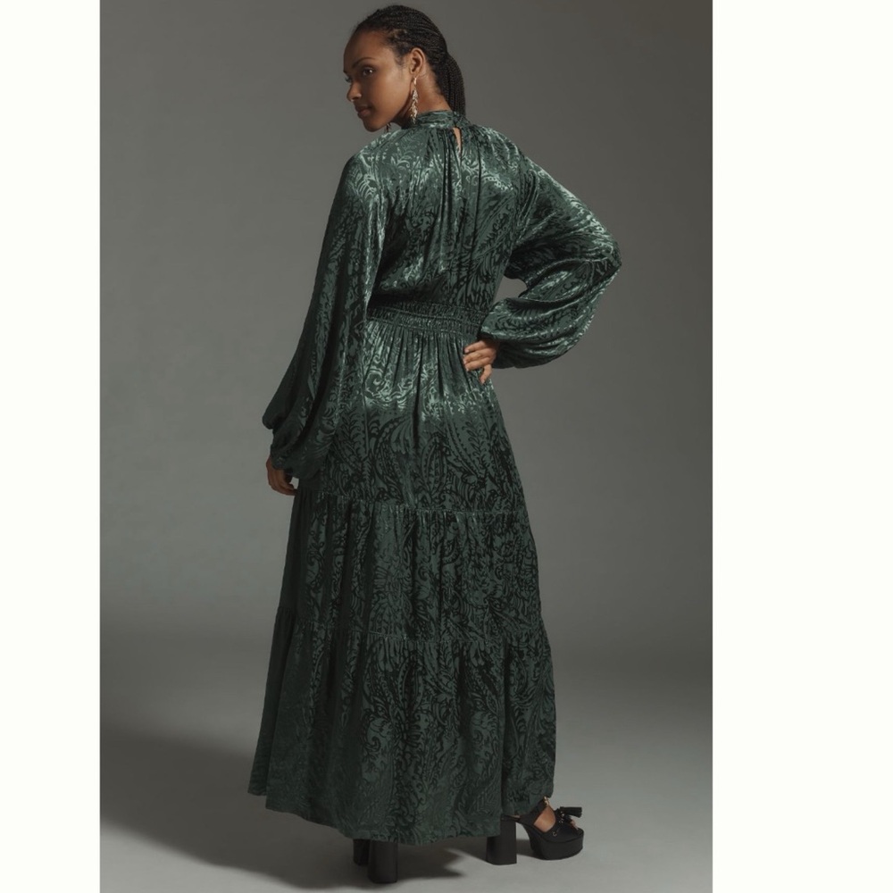 NWT Anthropologie The Somerset Maxi Dress: Mock-Neck Edition - Picture 2 of 9